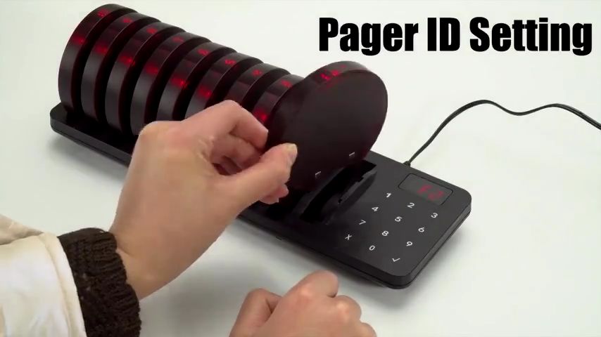 RETEKESS TD162 Restaurant PagerWireless Paging System0-250s Adjustable31 Calling ModesPage Multiple Guests10 Food Pagers for ServerStaffPatient