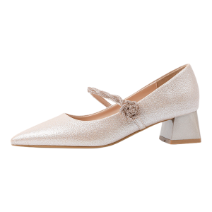 Daphne | French New Autumn One Strap Pointed High Heel Mary Jane Shoes