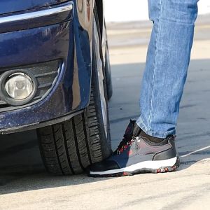 Brand GenGeGo (3 Days Delivery)COD Sepatu Keamanan Sepatu Besi Anti-menghancurkan dan Anti-penerbangan Sepatu Keamanan Pria Bekerja Sepatu