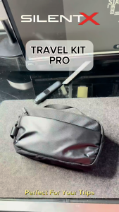 SILENTX Travel Kit Pro Tas Clutch Travel Kit Bag Pouch Storage Bag Aksesoris Digital Organizer Gadget Bag Toiletry Dopp Kit