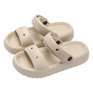 Lidani Thick Heel Sandals Women Summer Outdoor Wear Anti-Slip 2026 New Hole Hole Beach Coast Sandals Women Summer Cute Style Eva Material