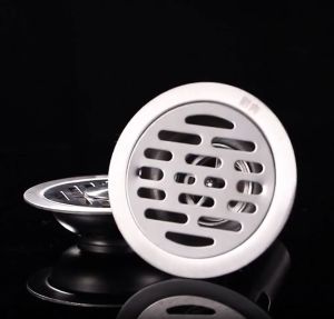 10cm/12cm Stainless Steel Round Floor Drain Insect Proof and Odor Proof Circle Filter Cover Kitchen & Bathroom