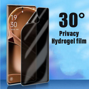 3pcs Privacy Hydrogel Film For OPPO Reno 13 12 11 10 9 8 Pro Plus 8 5 Lite 5G 7 6 5 Protector Without Fingerprint Unlocking