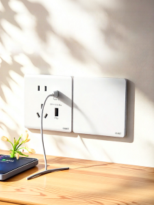 CHNT | Ultra-thin Matt Finish Switch Socket Panel 16A
