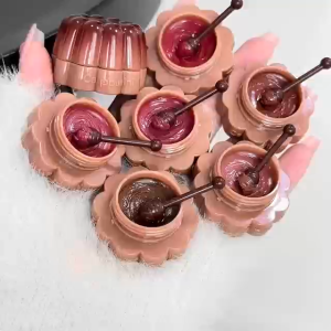 New Cappuvini Jelly Pudding solid mirror lip gloss with small stick