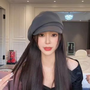 Autumn and Winter Berets Children Wear One Hat and Five Casual All-Matching Octagonal Hat K-style Fashion Make Face Look Small Temperament Painter Cap