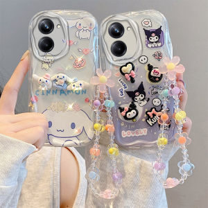 Strawberry Bear Phone Case Redmi A5 POCO C71 New Creative Cute Cartoon Cinnamon Dog Kurome Bunny 3D Doll Anti-fall Shockproof Casing with Lanyard 2025