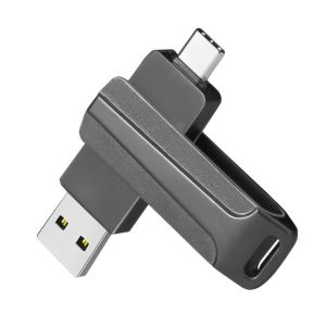 2IN1 U Disk 8GB 16GB 32GB 64GB 128GB USB2.0 Type-C Interface Smartphone Laptop Mutual Transmission Memory Portable USB Pen Drive