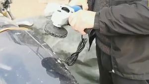 Clean and Strip 4" Inch Amplas Disc Penghapus Perontok Pembersih Cat Karat Paint Remover/Batu Amplas Gerinda - Pembersih Perontok Cat