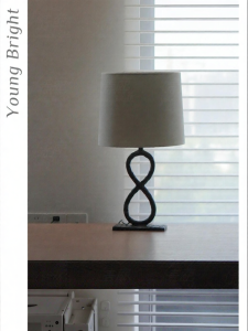 French Retro American Vintage Copper Lamp