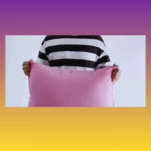 Premium Bantal Kekabu Cotton Asli – Bantal Tidur Gebu Sejuk & Lembut | Warna Pink Moden | Sesuai Untuk Semua Umur