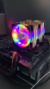 6 Heat Pipes RGB CPU Air Cooler 90mm PWM Cooling Fan Tower Radiator for Intel LGA 1150 1151 1156 1366 1200 1700 2011 AMD AM3 AM4