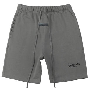 Quần Short in Họa Tiết FOG EssentialsZone Mùa Hè 2023 Quần Short Cotton Thoải Mái Có Dây Rút Quần Short Thường Ngày Cho Nam