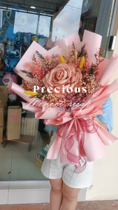 Cash Money Bouquet Gift for Mom Mum Mother Dad Father Day Birthday Flower | TTEEN GIFT