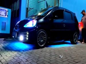 COD JIAMEN Lampu LED Strip Bawah Mobil Underglow Flexible RGB Mobil 90+120cm 4PCS with Remote Controller - JIA4 / Hiasan Interiordalam Mobil Modifikasi Otomotif Variasi Bagus Rekomen