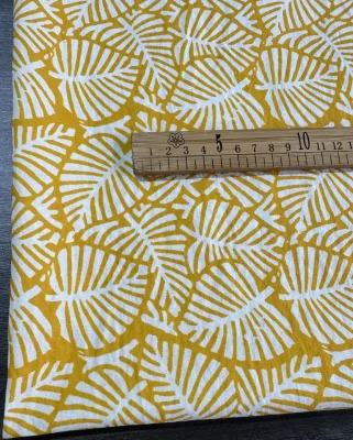 Handmade Long Staple Cotton Transfer Printing Fabric Domestic Indian Substitute Plain Weave Summer Fashion Decorative Fabric