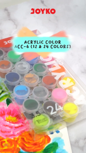 Cat Akrilik JOYKO Acrylic Color ACC-6 3ML 12 24 WARNA