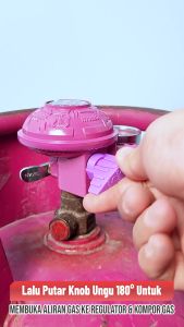 Nis Regulator Kompor Gas Klik Lock F16 (N7 08BD) - Tekanan Rendah