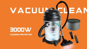 RAFเครื่องดูดฝุ่น 25L vacuum cleaner เครื่องดูดฝุ่นอุตสาหกรรม เครื่องดูดฝุ่นแบบกระป๋อง เครื่องดูดฝุ่นแรงๆ มีล้อ เครื่องดูดฝุ่นแบบเปียกและแห้ง เครื่องดูดฝุ่นในบ้าน 3000W