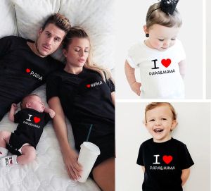 Different Fried Street Parent-Child Clothes Summer Clothes Trendy One Family Three Mouth Four Mouth Internet Celebrity Baby Clothes Short Sleeve T-Shirt
