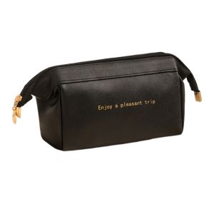 JNL Portable Waterproof INS Style Cloud Makeup Bag PU Large Opening Steel Frame Cosmetics Storage Bag B04