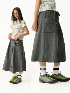 JNXS | Water Resistant High Waisted A-line Skirt