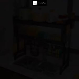 [Free Accessories] Dish Rack with Cabinet Dish Rack Cabinet Kitchen Rack Rak Pinggan Mangkuk Singki Dish Drainer Rack