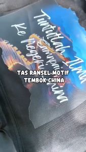 Tas Ransel Pria Sekolah Backpack Laptop – Motif Tulisan Casual Kata Motivasi / Tas Ransel Sekolah Tas Ransel Distro Kekinian - Tas Sekolah
