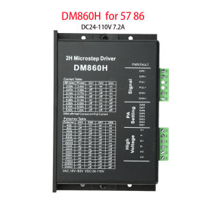 Gaqqee | Bộ Điều Khiển Động Cơ Bước Cho Máy Khắc CNC DM556 DM542 DM860 Tương Thích Với Động Cơ Bước Kỹ Thuật Số 2 Pha 42 57 86mm