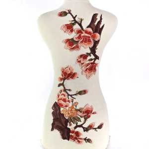 set bordir bunga kayu rose wood