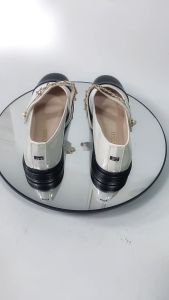 Giày marry janes nữ FAROSA đế bằng phối quai xích ngọc cực sang chảnh V57- FORM TO lùi size