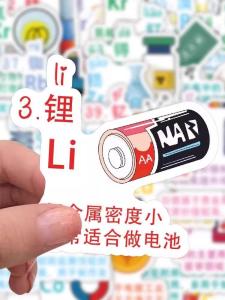 120 แผ่นสติกเกอร์ธาตุเคมี วัสดุอุปกรณ์การศึกษาสำหรับนักเรียน ช่วยเสริมความรู้ ตกแต่งโต๊ะทำงาน สติกเกอร์ 3 มิติ
