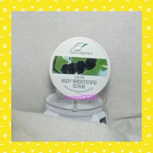 Naavagreen Lulur Body Brightening Scrub 100 gram by dr Fredi Setyawan Original Skin Care Lulur Pencerah Badan