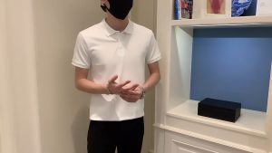 Mens T -shirt Golf Lapel T -shirt Summer Breathable Casual Short -sleeved T -shirt Classic Striped Slim Knitted Polo Shirt Men