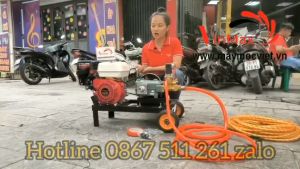 Máy xịt rửa xe dây đai 65hp honda gx200 chính hãng
