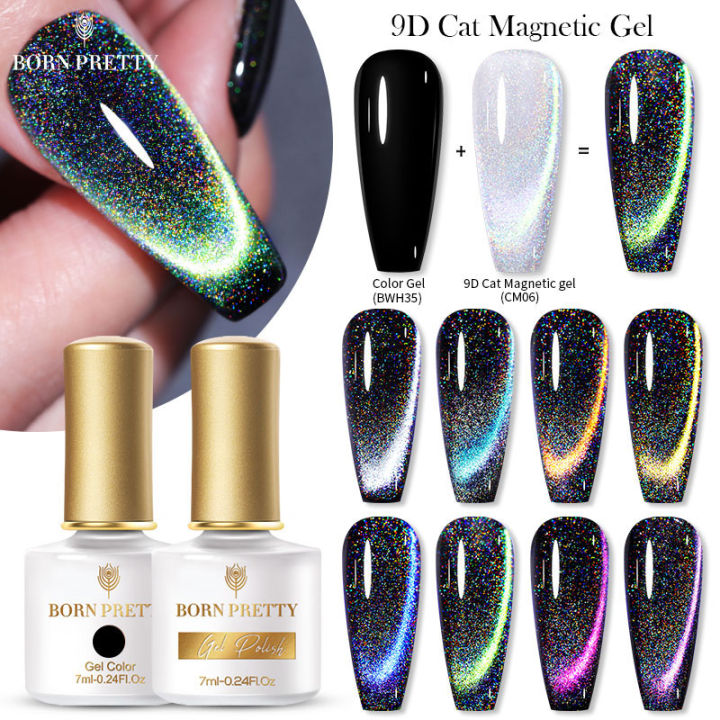 Kalolary 15ml Cat Eye Gel Nail Polish, Soak Off 9D Magnetic Gel Polish –  EveryMarket