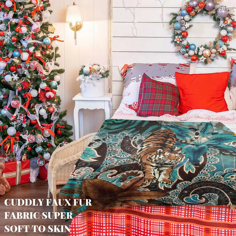 Beast Kingdom | Bohemian Tiger Orchid Winter Summer Flannel
