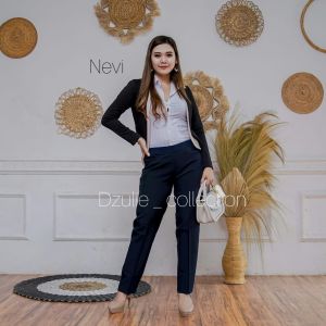 GROSIR Celana formal kerja wanita pinggang karet atau celana kerja kantor wanita model terbaru size S M L XL XXL 3XL 4XL 5XL