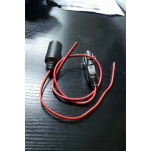 [WIRE TEBAL] SOCKET LIGHTER CAR DC 12V-24V ADAPTER PLUG CONNECTOR FUSE PROTON PERODUA TOYOTA HONDA NISSAN FORD