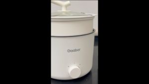 Gaabor ผสม หม้อไฟฟ้านวดน้ำสำหรับ 1-2 คน ประหยัดไฟ ร้อนเร็ว หม้อชาบู ต้มมาม่า หุงข้าว กะทะไฟฟ้า หม้ออเนกประสงค์ หุง ตู่และ ต้ม น้อย ผัด ทอด สำหรับผู้สูง หุง ใบหน้า และอื่นๆ