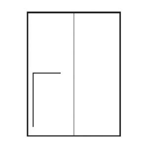 SSWW | Ultra Slim Sliding Door Bath Screen for Wet-Dry Separation