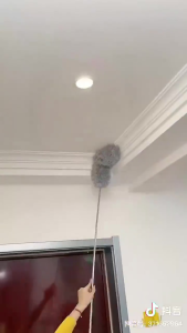 Kemoceng Debu Gagang Stainless Panjang 280CM Kemoceng Teleskopik Kemoceng Tinggi Kemoceng Microfiber