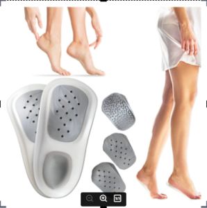 1 set of flat foot massage orthopedic insoles elbow varus orthopedic foot care flat foot corrective arch support orthopedic pads male insoles female insoles foot care