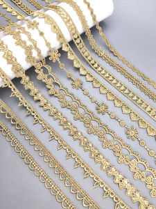 Phụ Kiện Ren DIY Nhỏ Hoa Ren Thêu Tan Trong Nước Váy Ren Quần Áo Quần Áo Dài Đến Giữa Bắp Chân Trang Trí Ren