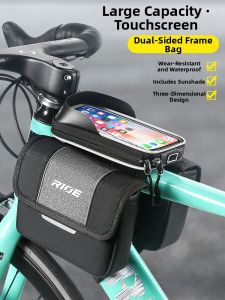 TOOKTRO | Riding Storage Bag Front Frame Can Hold Phone