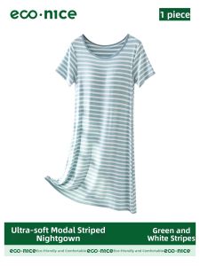 econice | Padded Sleeveless Modal Womens Summer Sleep Dress
