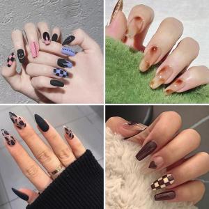 Fake Nails Ballet Nail Pieces Wear Armor Removable Press On