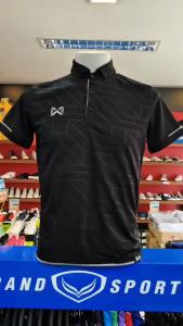 ลิขสิทธิ์แท้ 100% จาก WARRIX เสื้อคอโปโล (ไม่มีกระเป๋า) สีดำ รหัส WA-242PLACL30-AE