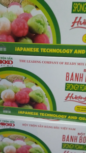 Bột bánh bò xốp Mikko Hương Xưa 1 thùng 14 gói