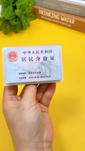 10PCS Transparent Card Cover Protective Holder PVC Waterproof Credit ID Business Card Protection Document